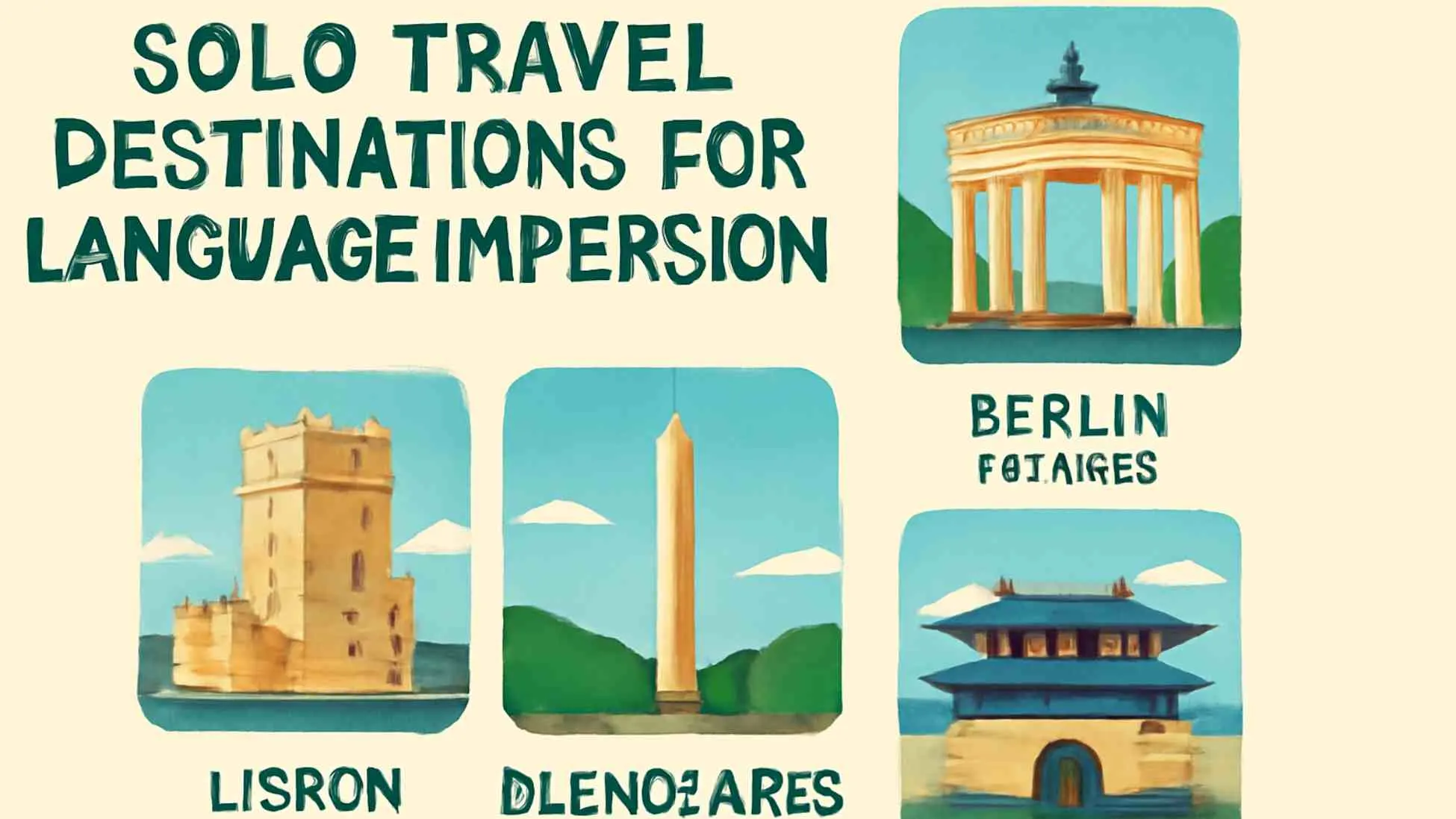 Solo Travel Destinations For Language Immersion